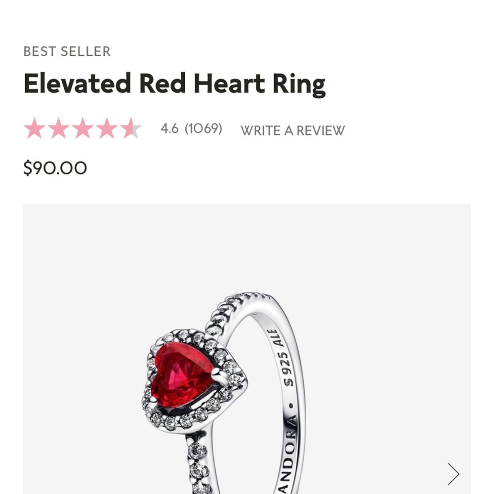 Pandora heart ring